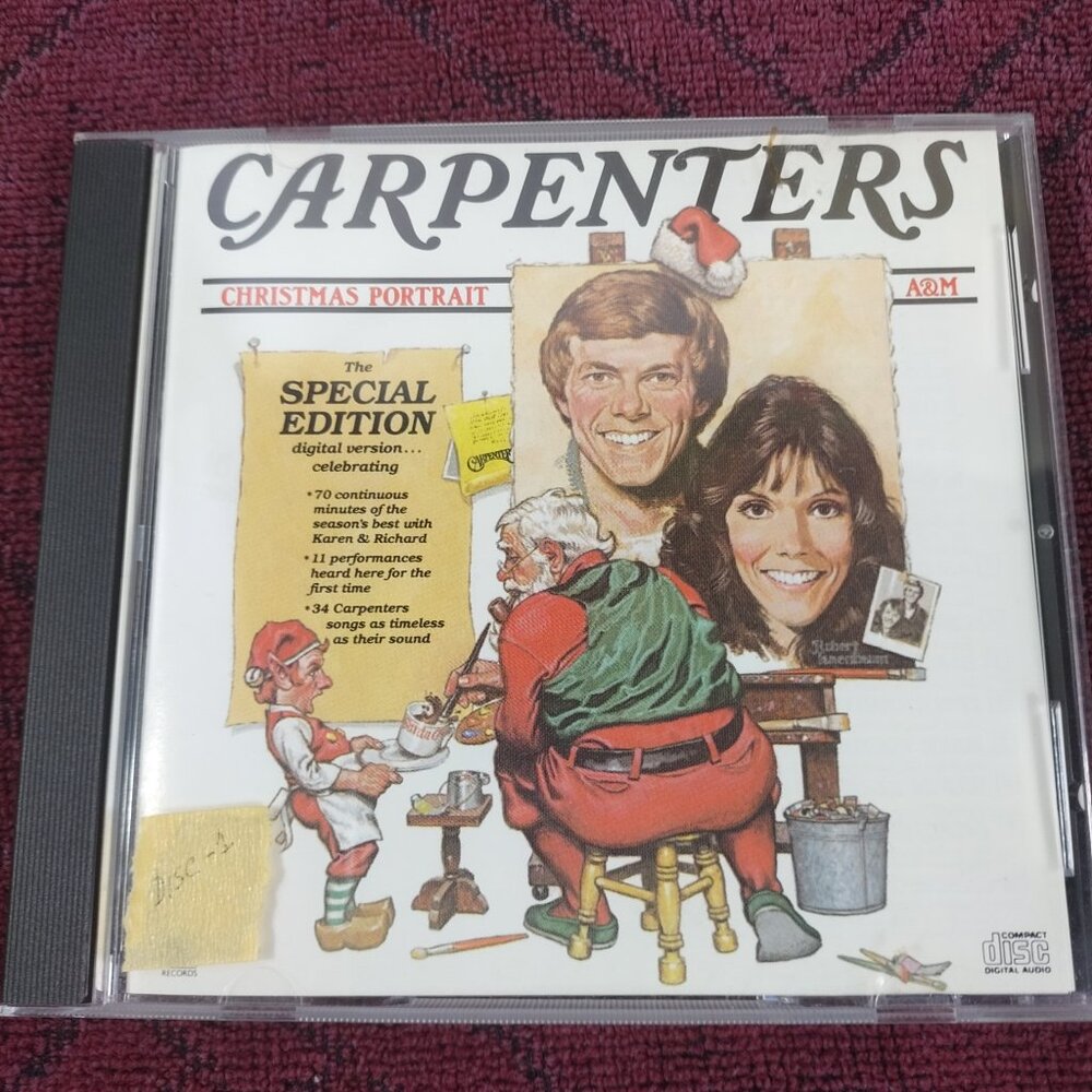 Carpenters Christmas Portrait Released 1978 Special Edition CD - Used